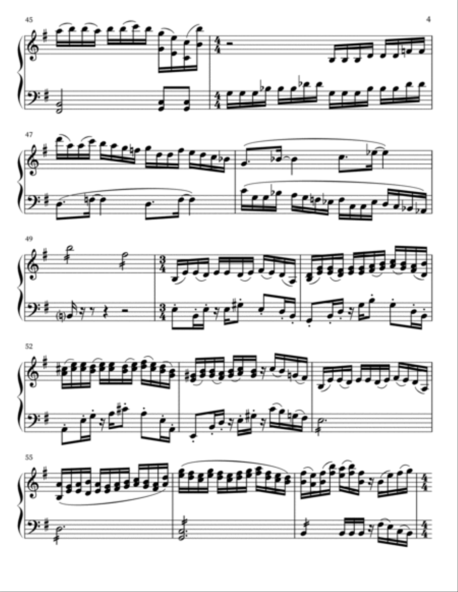Vanishing Pointe Piano scores gallery preview page 4