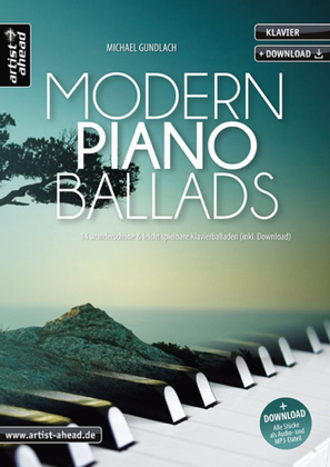 Book cover for Modern Piano Ballads
