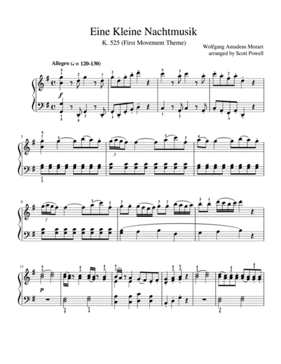 Eine Kleine Nachtmusik (Intermediate Piano) image number null
