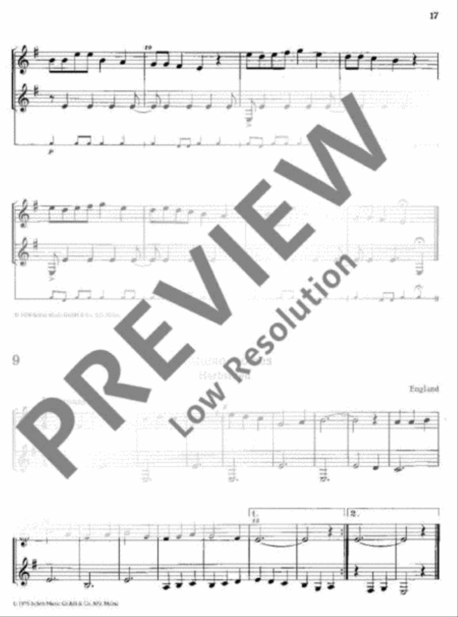Folklore international Clarinet Duet scores gallery preview page 18