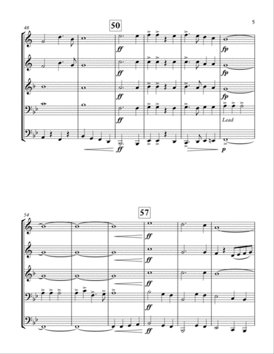 Instant Concert Instant Concert Brass Ensemble scores gallery preview page 5