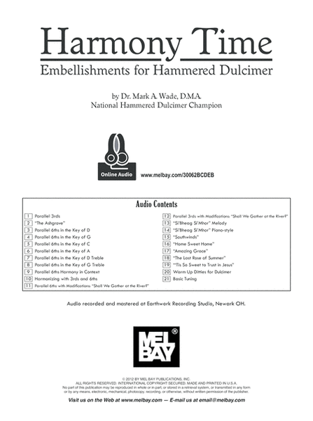Harmony Time: Embellishments for Hammered Dulcimer image number null