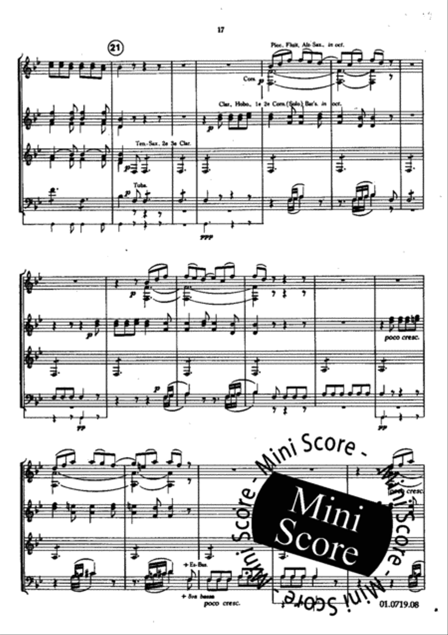 Le Carnaval Romain Concert Band scores gallery preview page 20