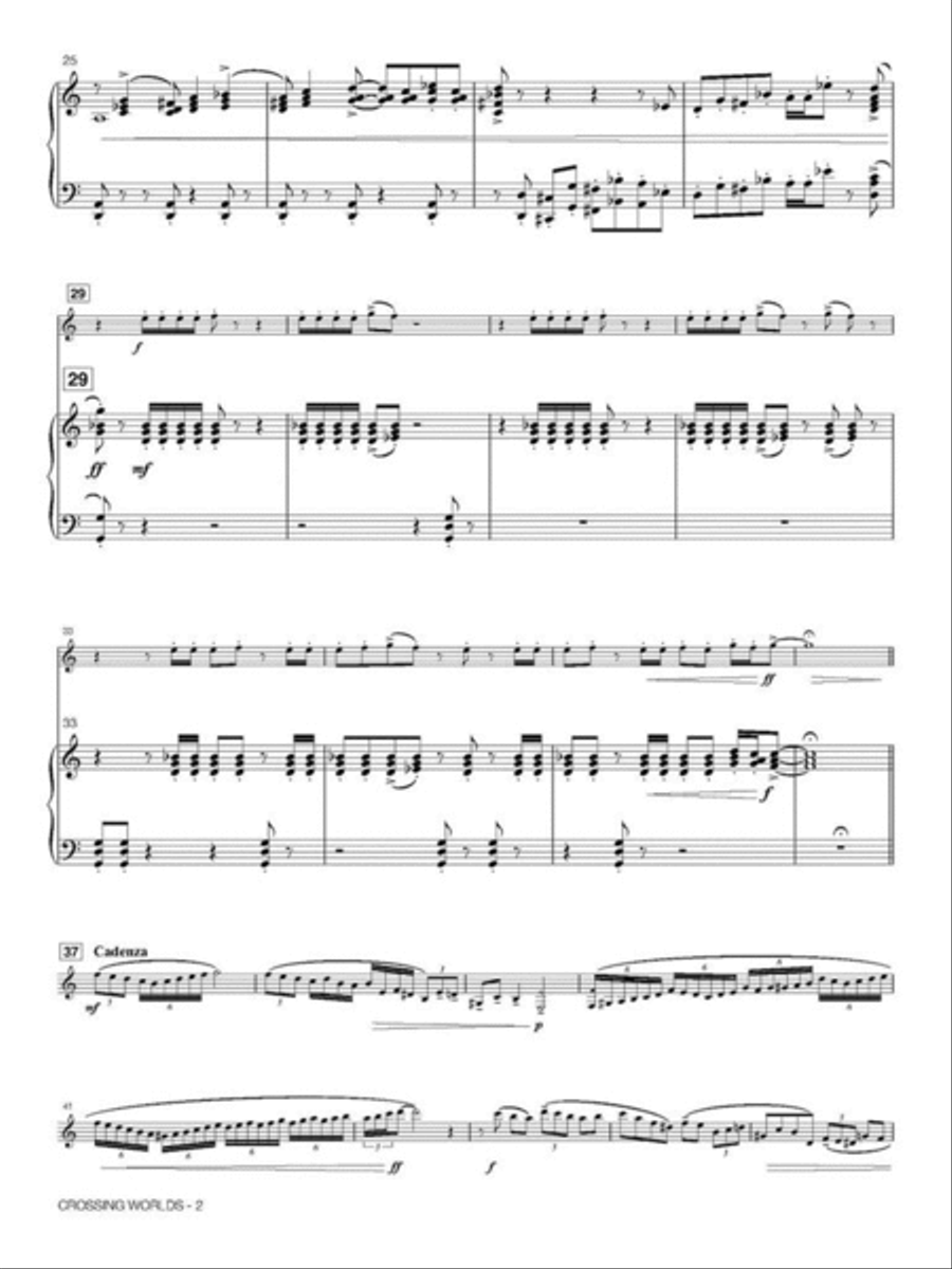 Crossing Worlds Cornet scores gallery preview page 3