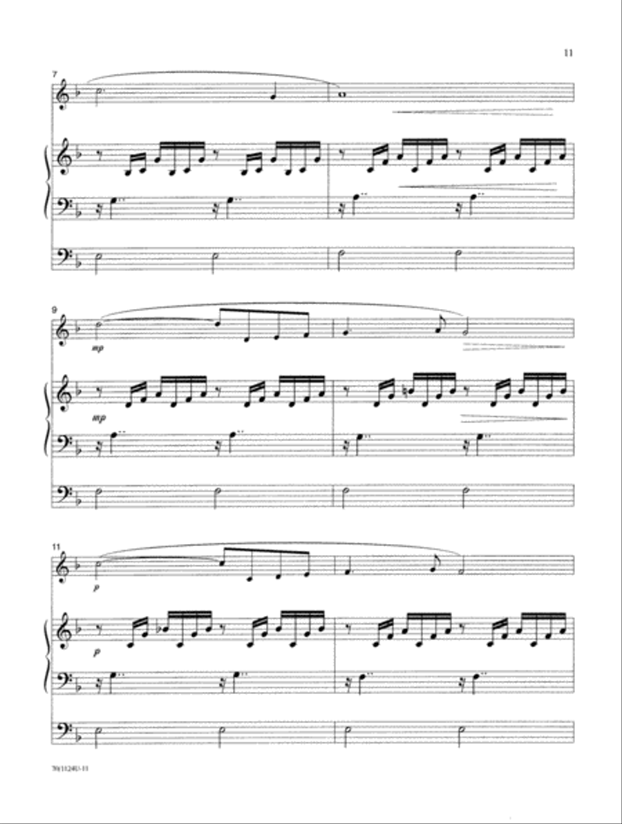 Wedding Classics for Trumpet and Organ Trumpet scores gallery preview page 8