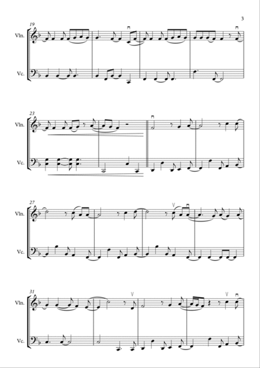 Hold Back The River String Duet scores gallery preview page 5