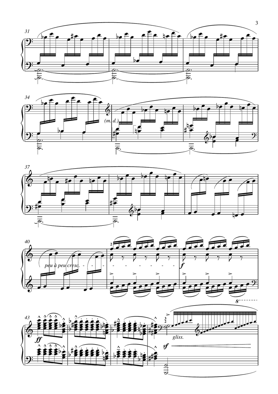 Debussy-Prelude (Pour le piano) for piano solo Debussy-Prelude (Pour le piano) for piano solo Piano Solo scores gallery preview page 4