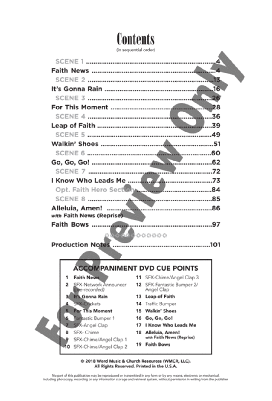 Faith News - Choral Book Choir scores gallery preview page 4