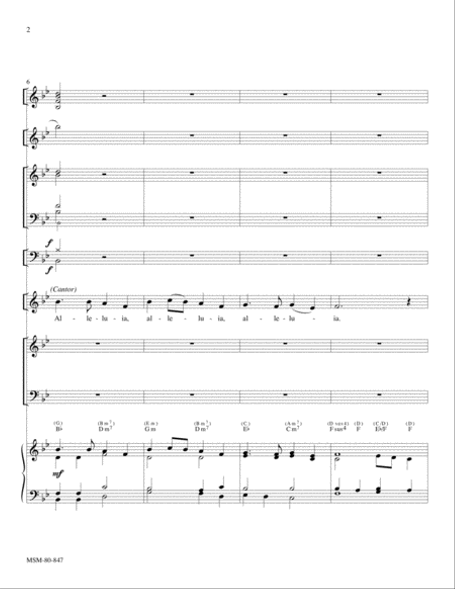 Festival Alleluia Choir scores gallery preview page 3