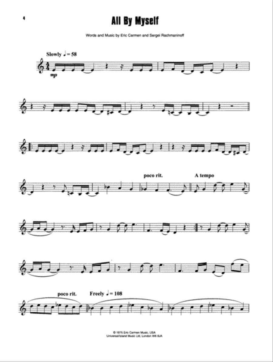 Big Pop Instrumental Solos for Clarinet Clarinet scores gallery preview page 2