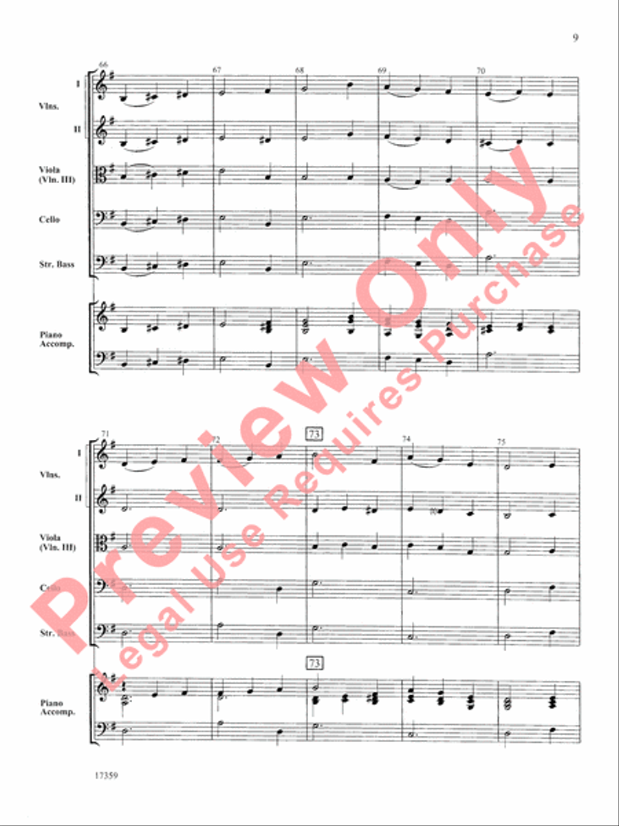 A Christmas Suite String Orchestra scores gallery preview page 10