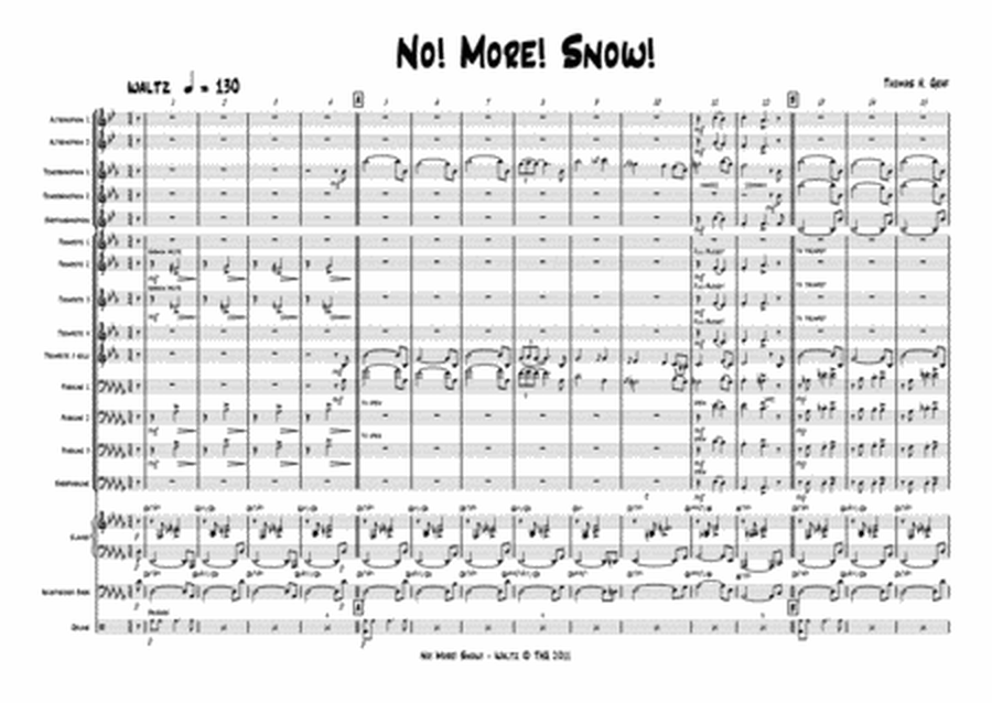 No more snow! - Jazz Waltz - Big Band image number null