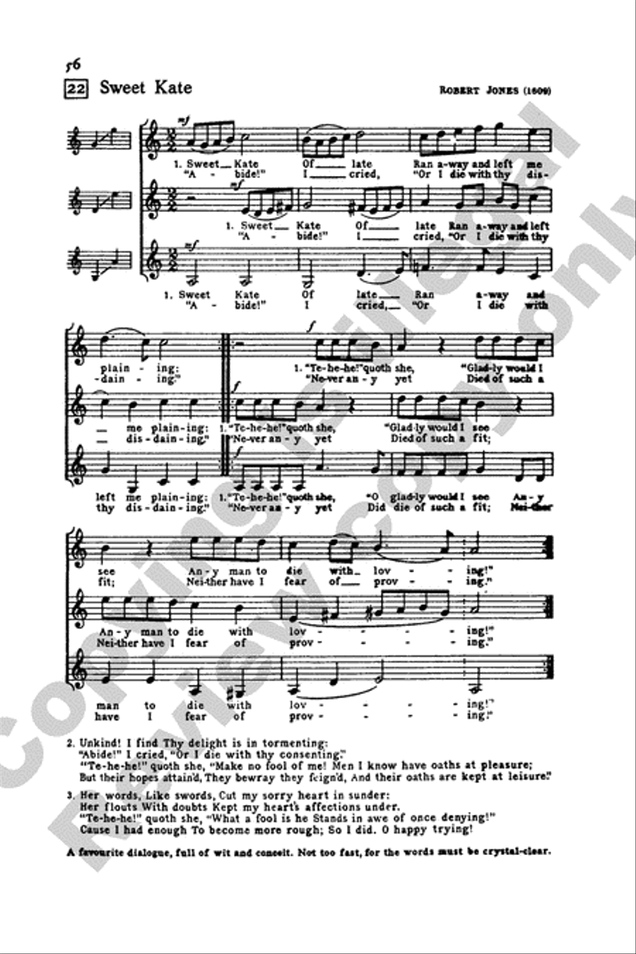 Invitation to Madrigals, Book 3 SSA scores gallery preview page 47
