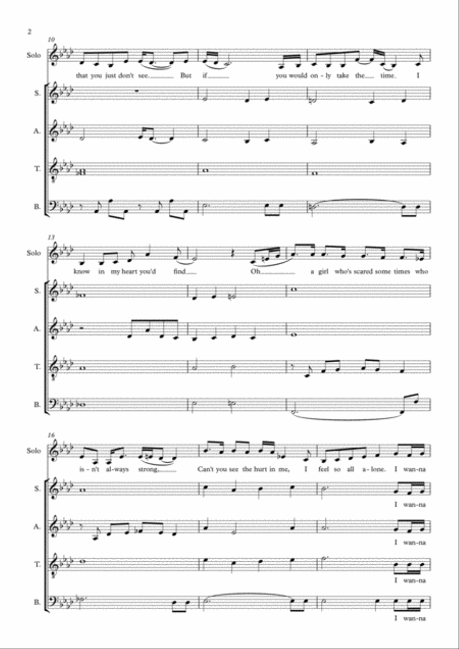 Run To You 4-Part scores gallery preview page 2