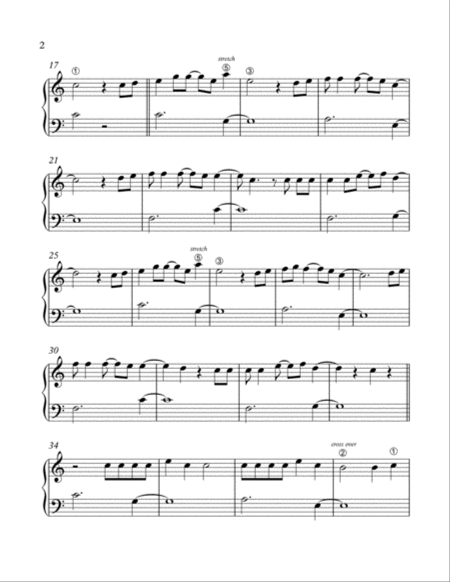Memories Easy Piano scores gallery preview page 2