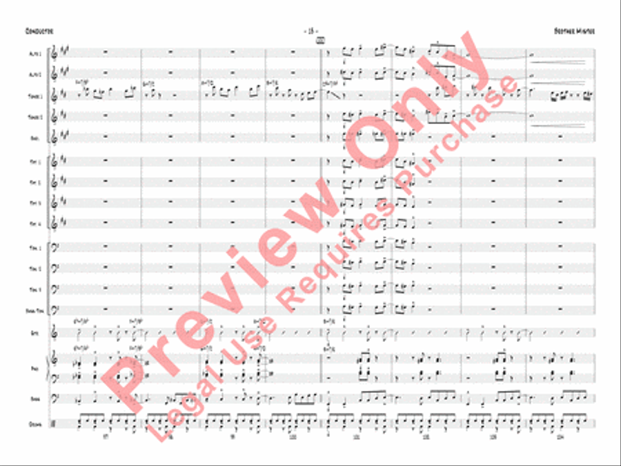 Brother Mister Jazz Ensemble scores gallery preview page 16