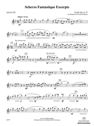 Scherzo Fantastique Excerpts: 2nd Flute