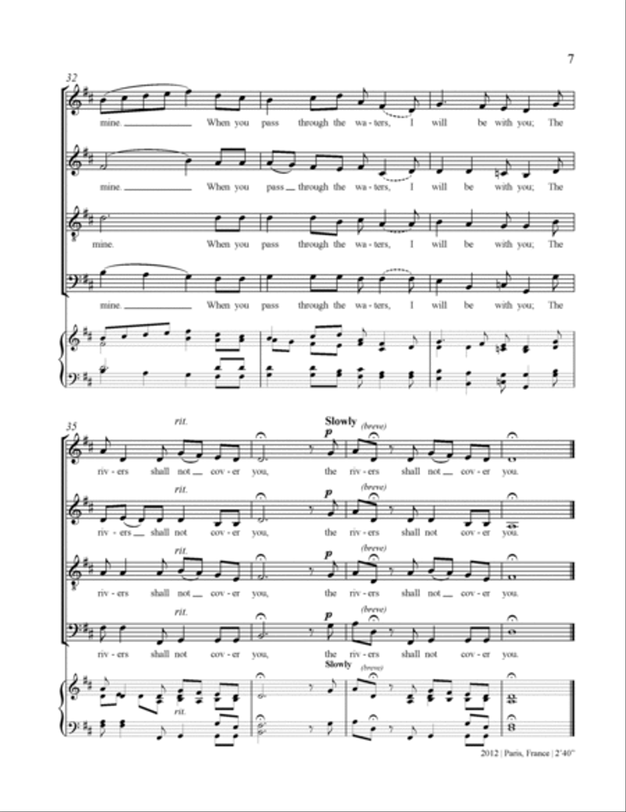 Do not fear 4-Part scores gallery preview page 11