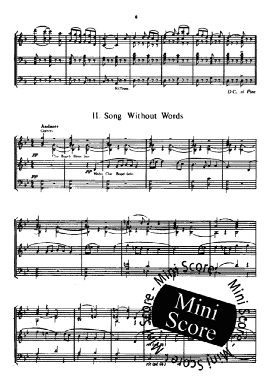 Second Suite Concert Band scores gallery preview page 10