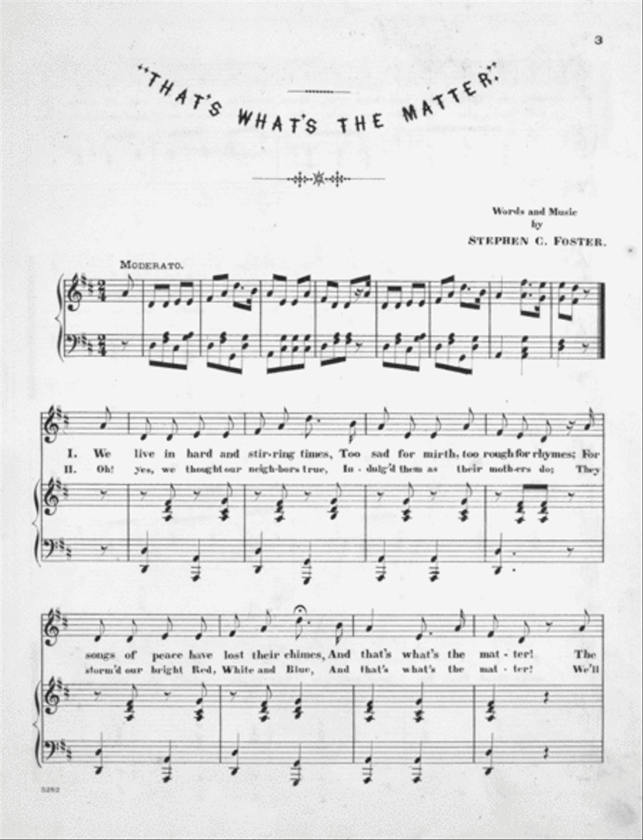 That's What's The Matter. Dan Bryant's Celebrated Song Voice scores gallery preview page 2