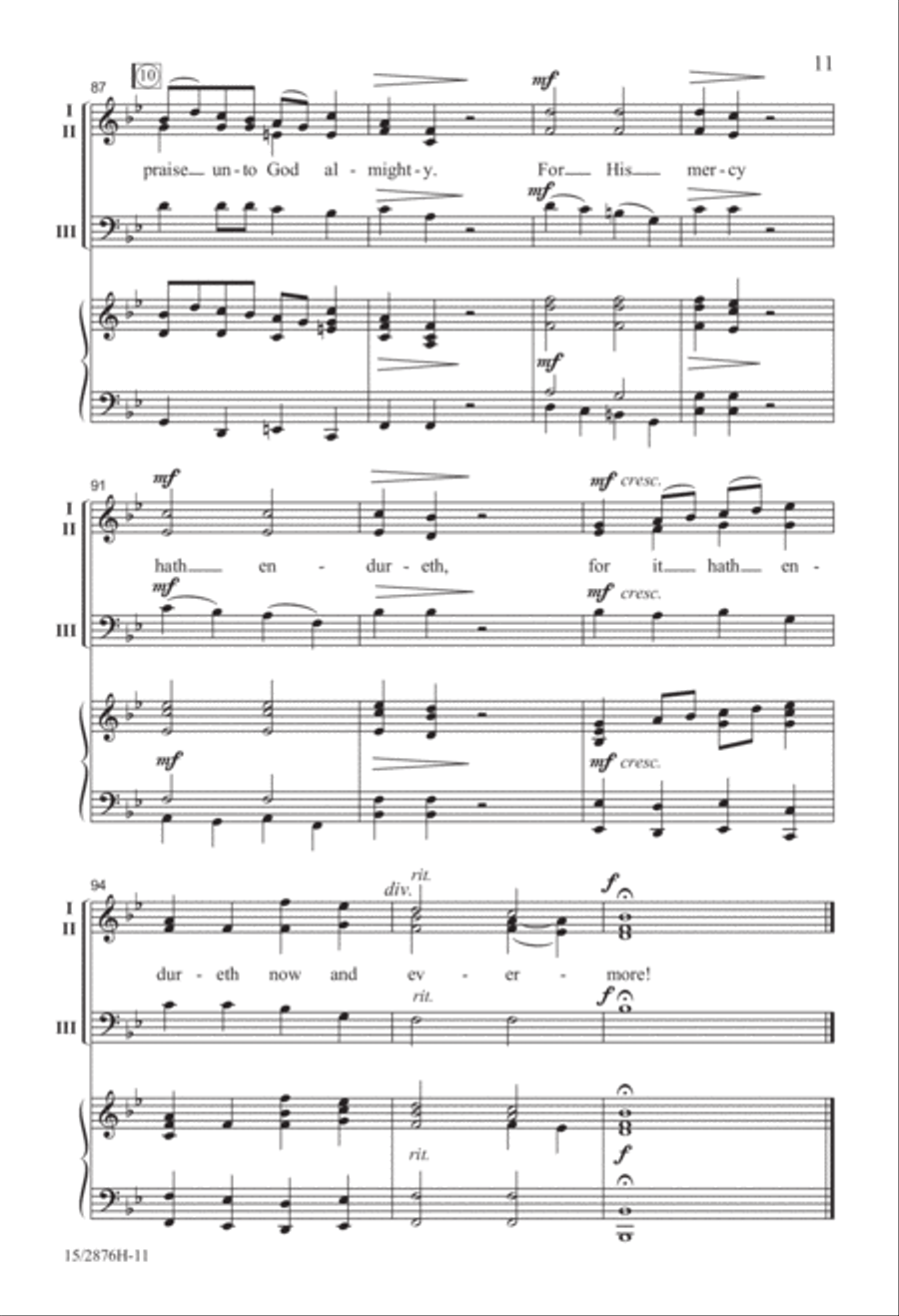 Praise Him! 3-Part scores gallery preview page 11