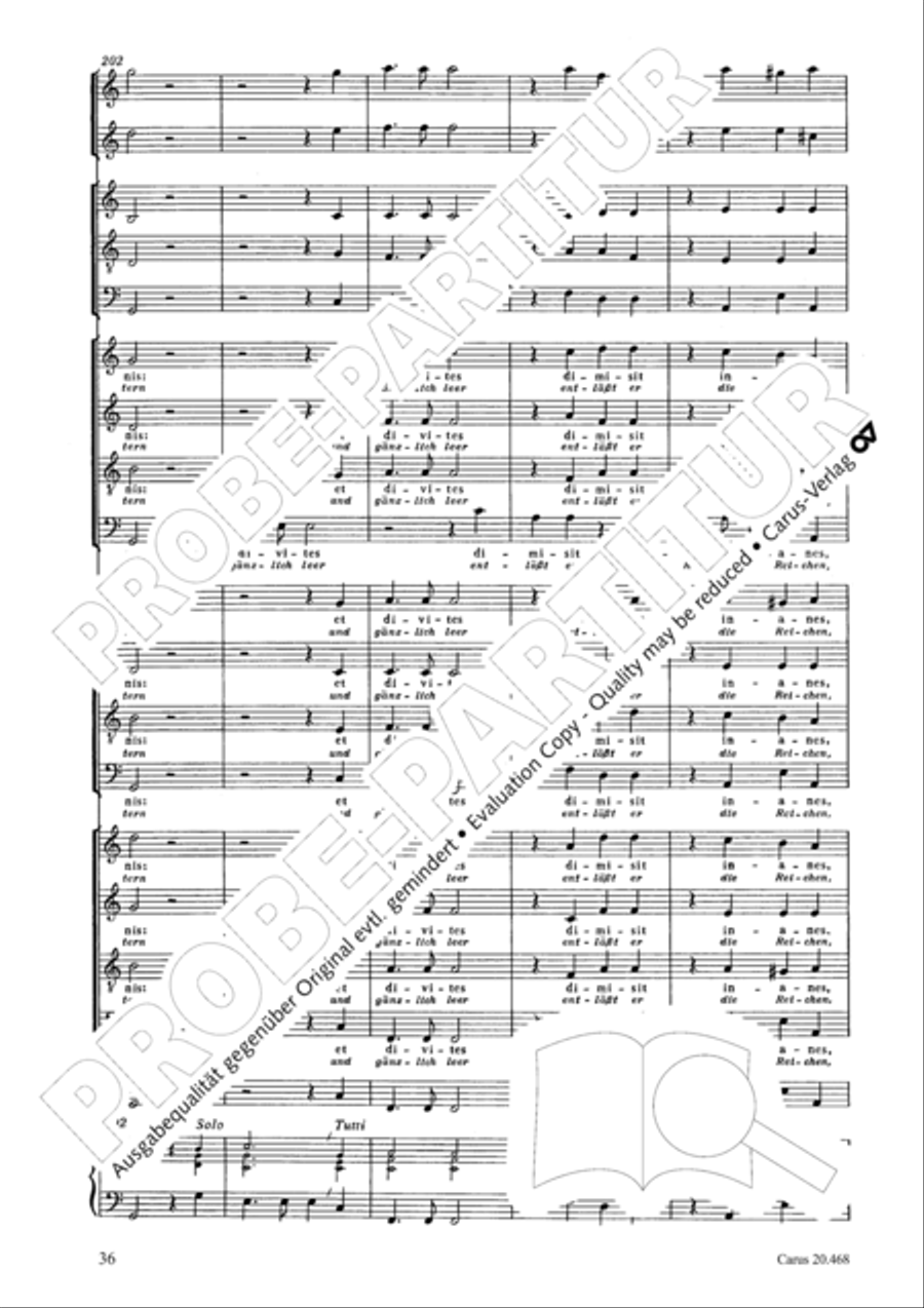 Uppsala-Magnificat 4-Part scores gallery preview page 37
