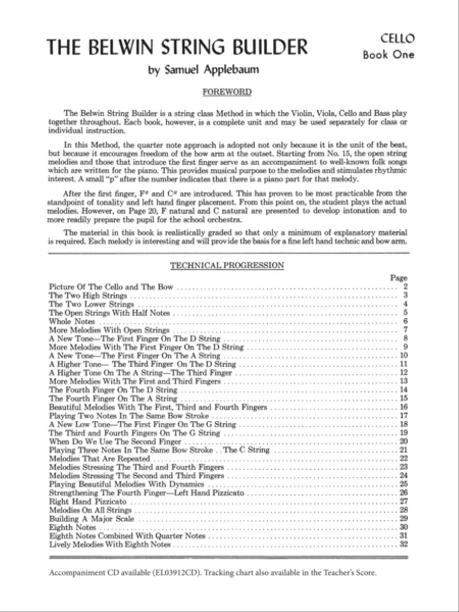 String Builder, Book 1 Chamber Orchestra scores gallery preview page 2