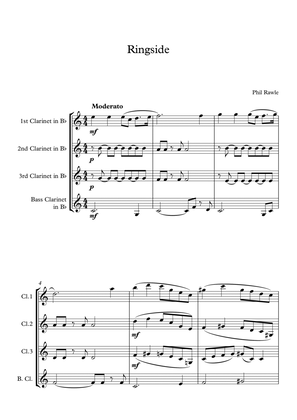 Book cover for Ringside - Clarinet Quartet