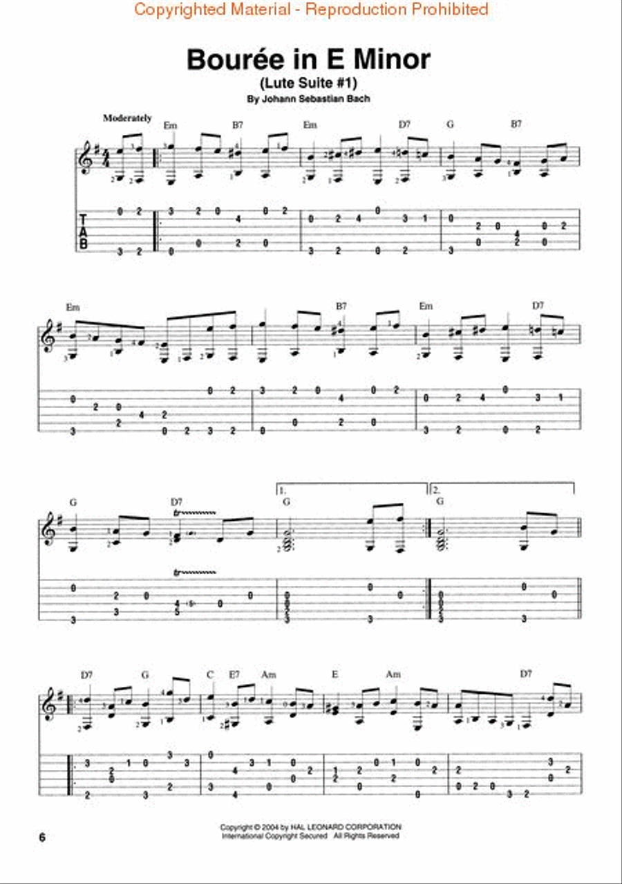 Fingerpicking Classical Acoustic Guitar scores gallery preview page 3