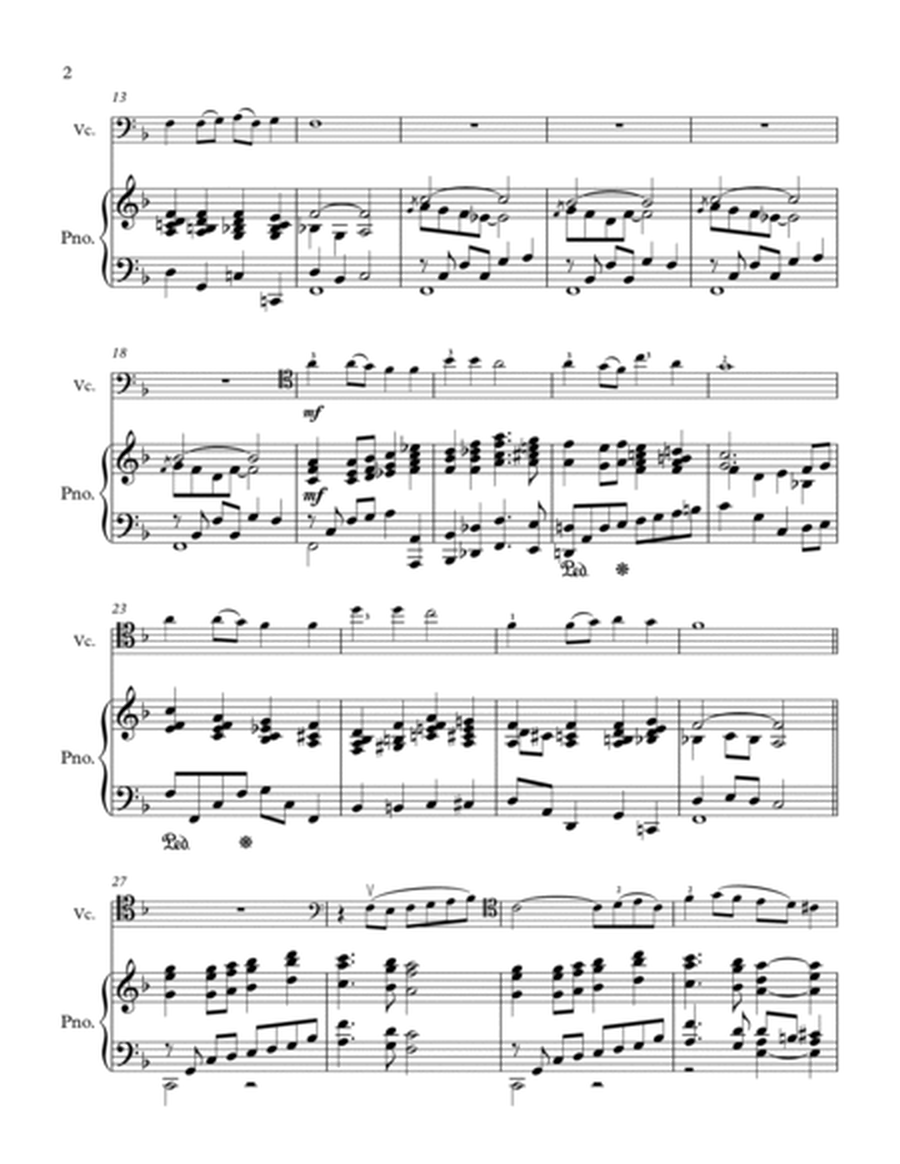 Four Hymn Arrangements for Cello and Piano - by Erik Kihss image number null