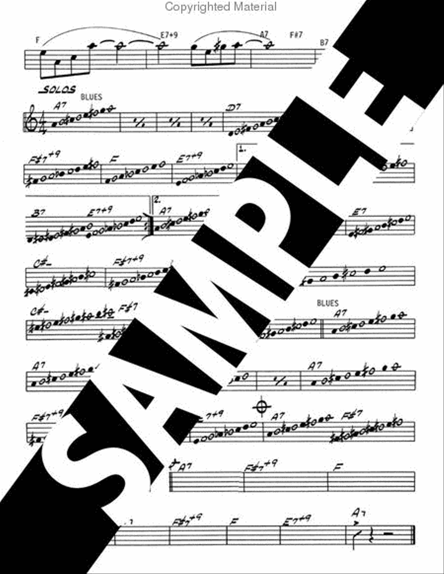 Volume 13 - Cannonball Adderley Alto Saxophone scores gallery preview page 4