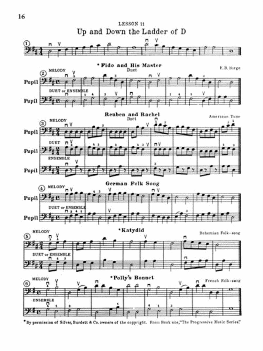 A Tune a Day – Cello Cello scores gallery preview page 3