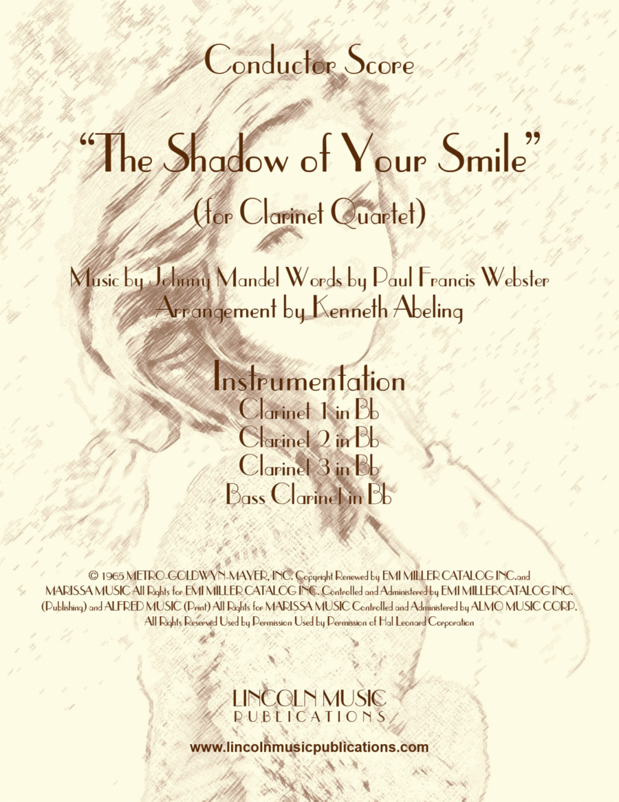 The Shadow Of Your Smile Woodwind Ensemble scores gallery preview page 1