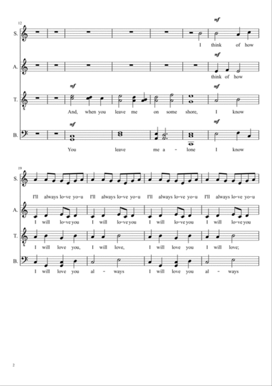 Cry Heaven Cry Heaven 4-Part scores gallery preview page 2
