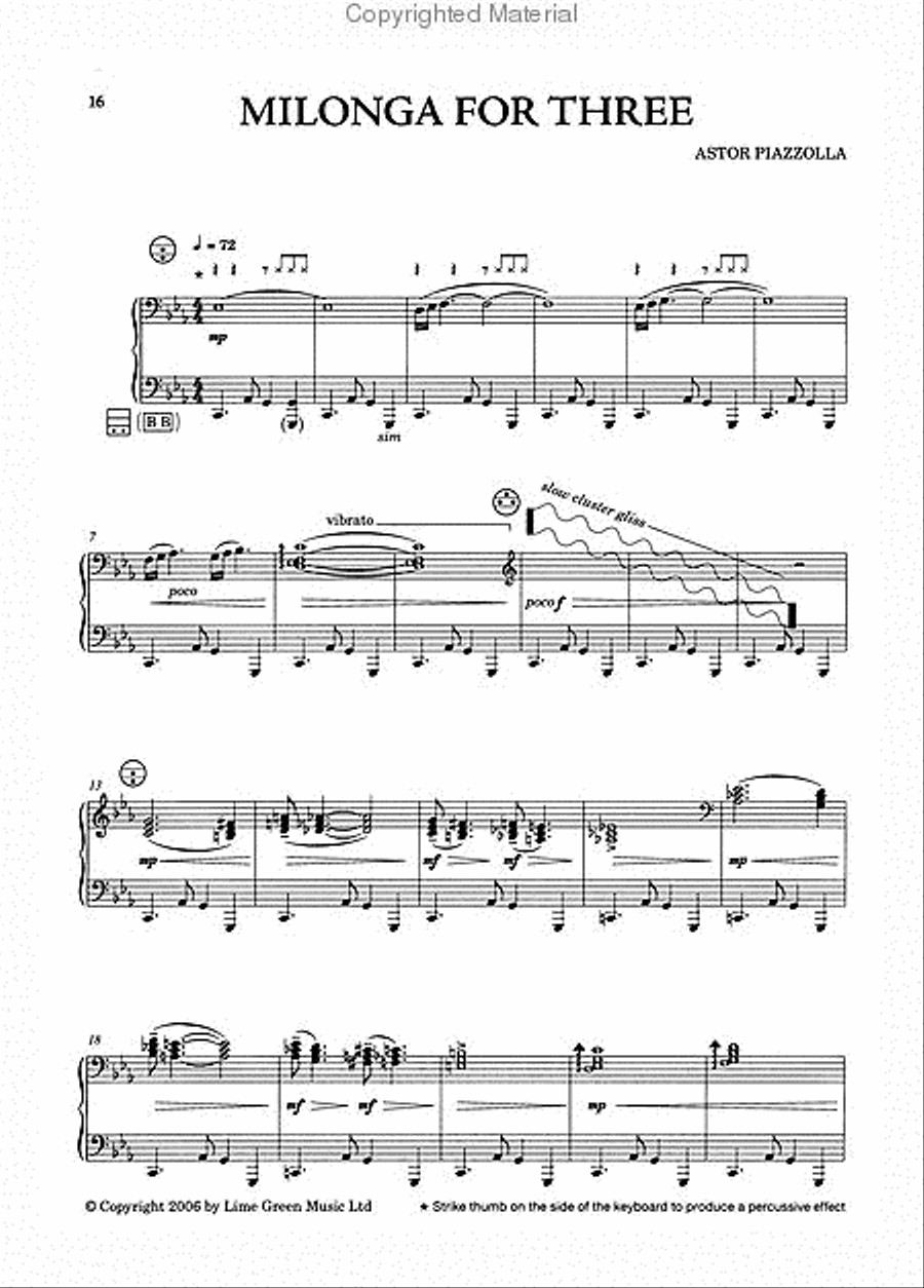 Vuelvo al sur Vuelvo al sur Piano scores gallery preview page 4