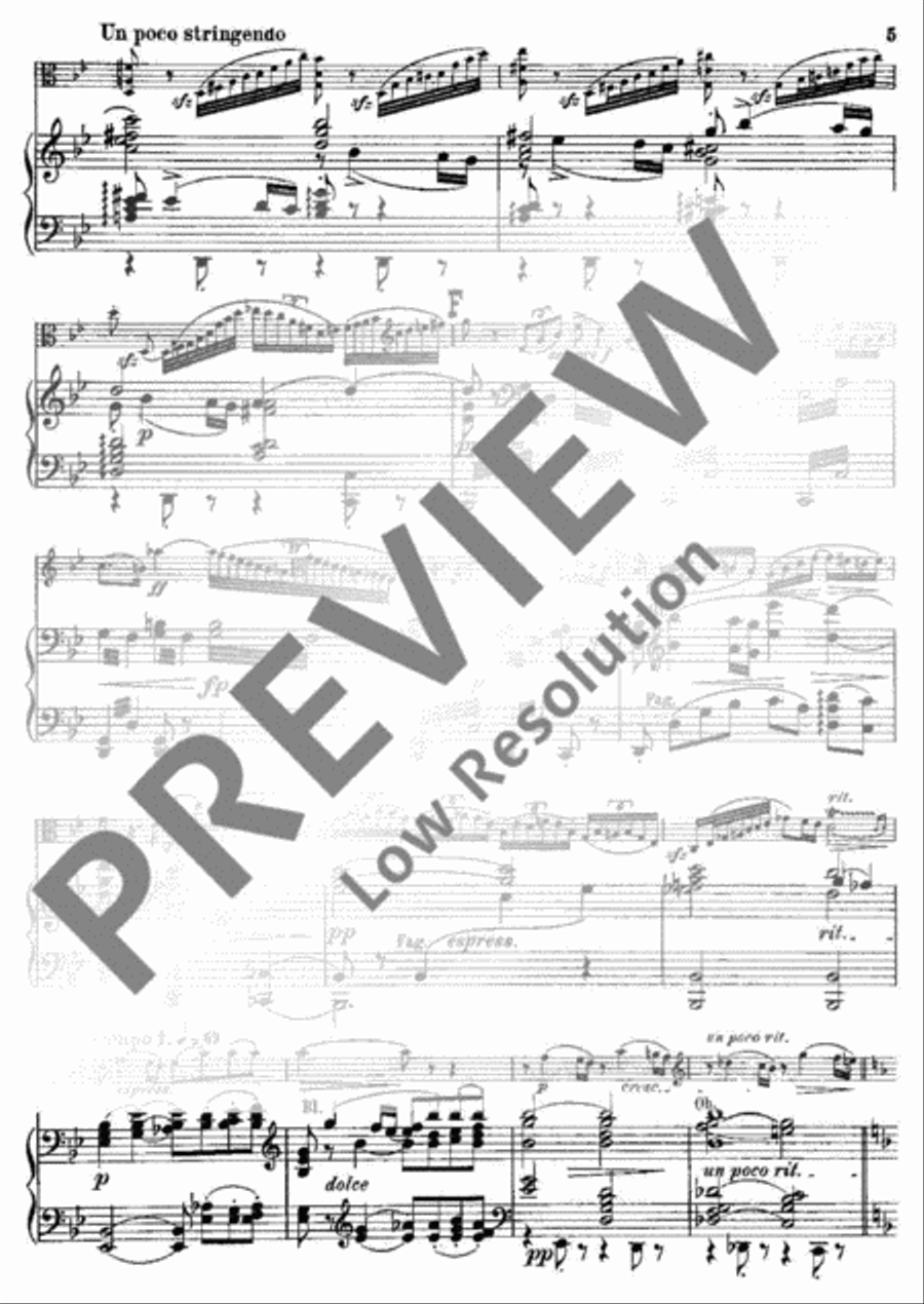 Romanze F Major Viola scores gallery preview page 8