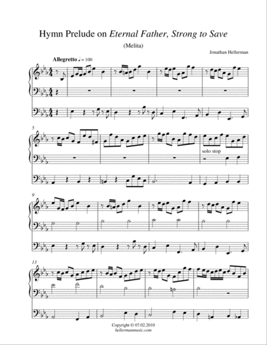 Two Patriotic Chorale Preludes Organ Solo scores gallery preview page 2