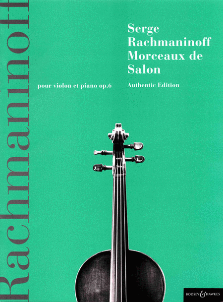 Morceaux De Salon, Op. 6
