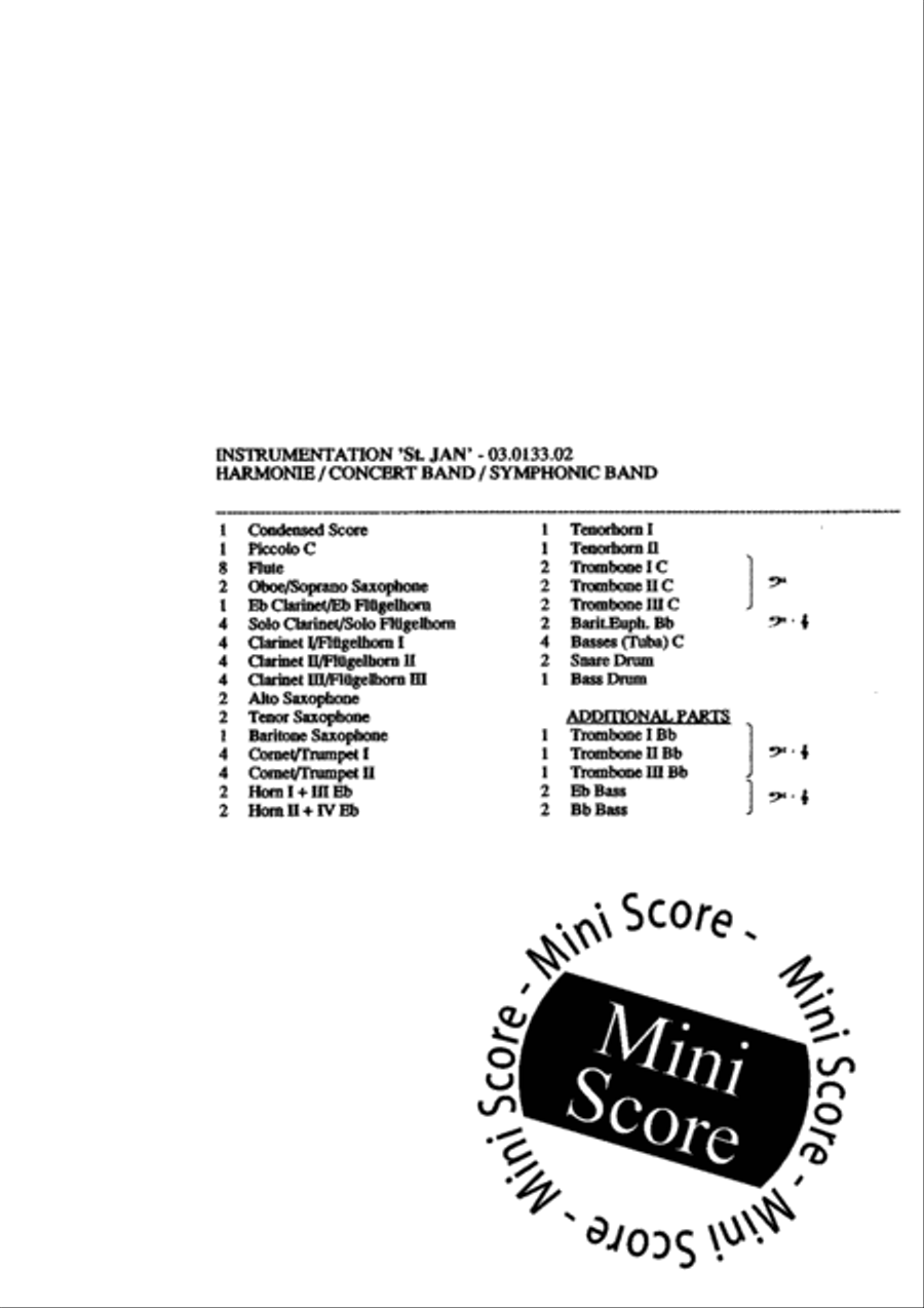 St Jan Fanfare Band scores gallery preview page 4