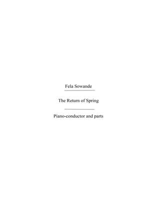 Sowande, F The Return Of Spring