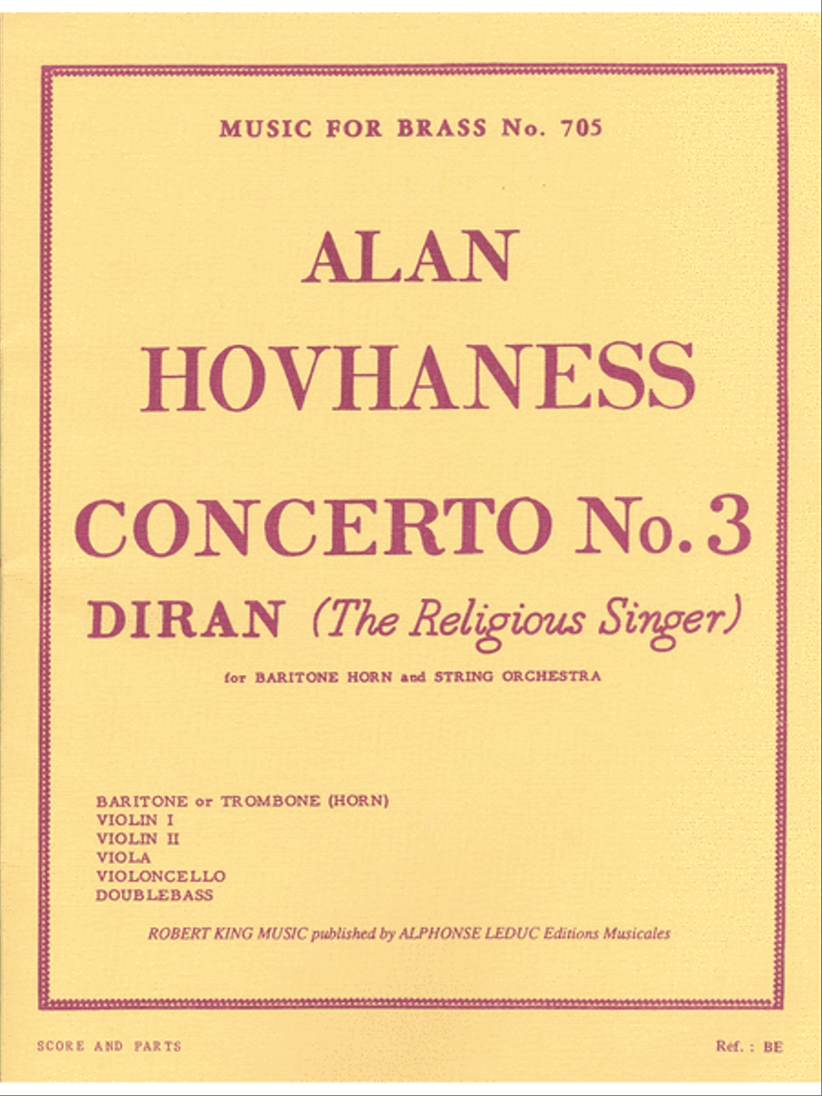 Concerto No.3 (trombone & Orchestra) School and Community scores gallery preview page 1