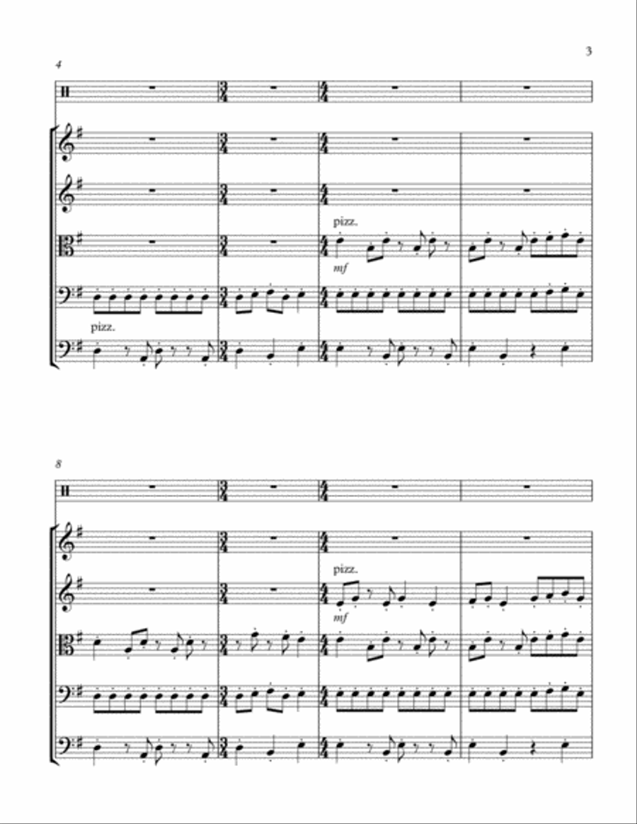 The Abduction of Persephone (for String Orchestra) String Orchestra scores gallery preview page 3