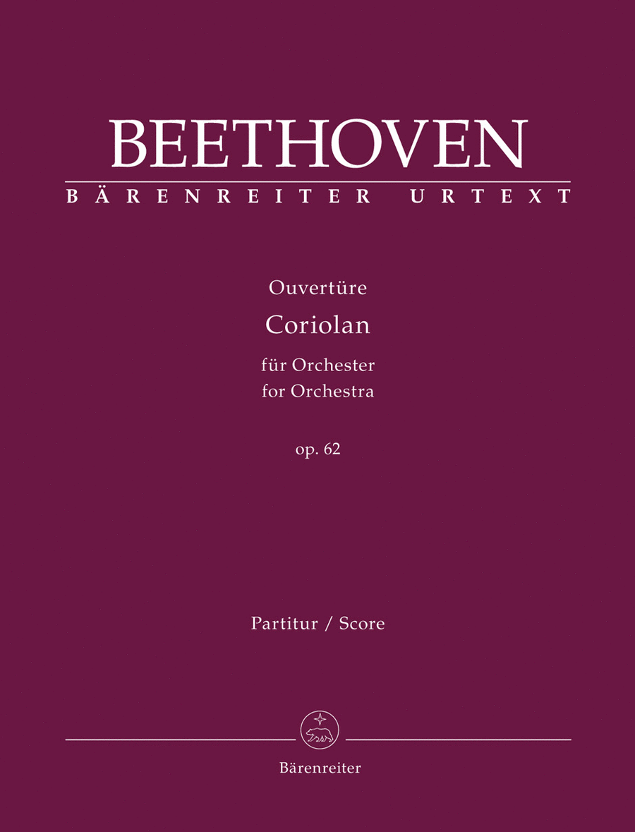 Overture "Coriolan" for Orchestra, op. 62