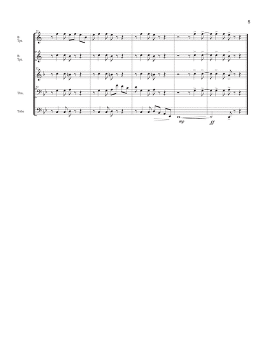 Fanfare & Scherzo for brass quintet image number null