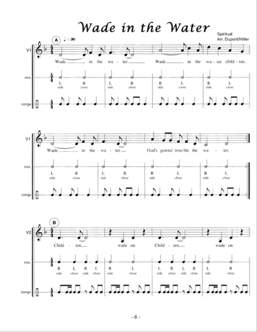 Earth, Water, Fire, Air Unison Choir scores gallery preview page 6