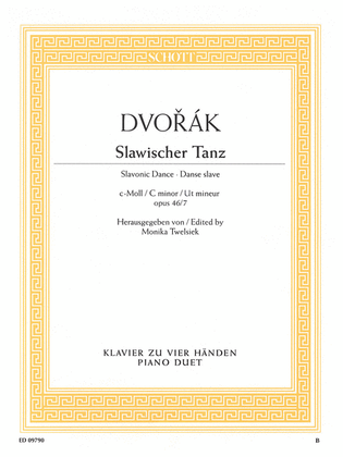 Book cover for Slavonic Dance in C Minor Op. 46, No. 7