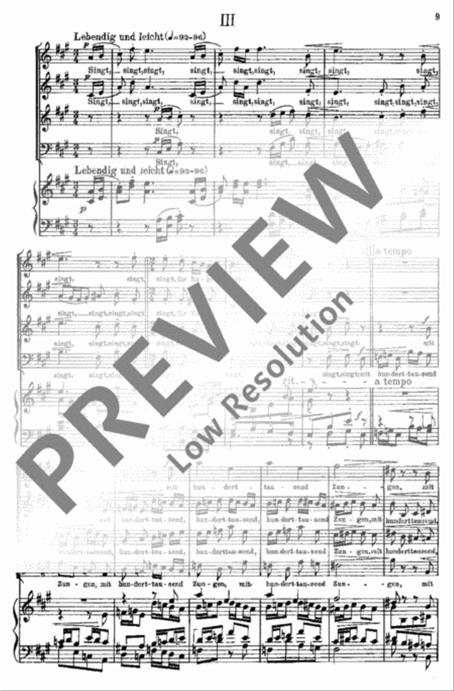 Eine deutsche Singmesse 4-Part scores gallery preview page 9