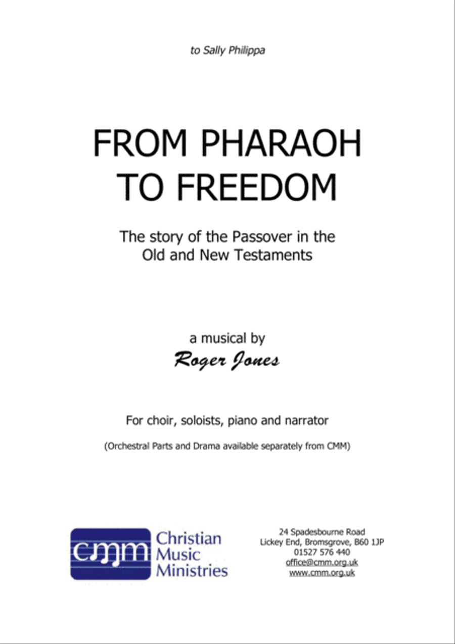 From Pharaoh To Freedom - a Roger Jones musical 4-Part scores gallery preview page 2
