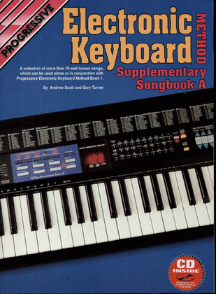 Book cover for Progressive Keyboard Method Supplement A (Book/CD)