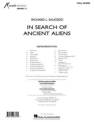 In Search of Ancient Aliens - Conductor Score (Full Score)